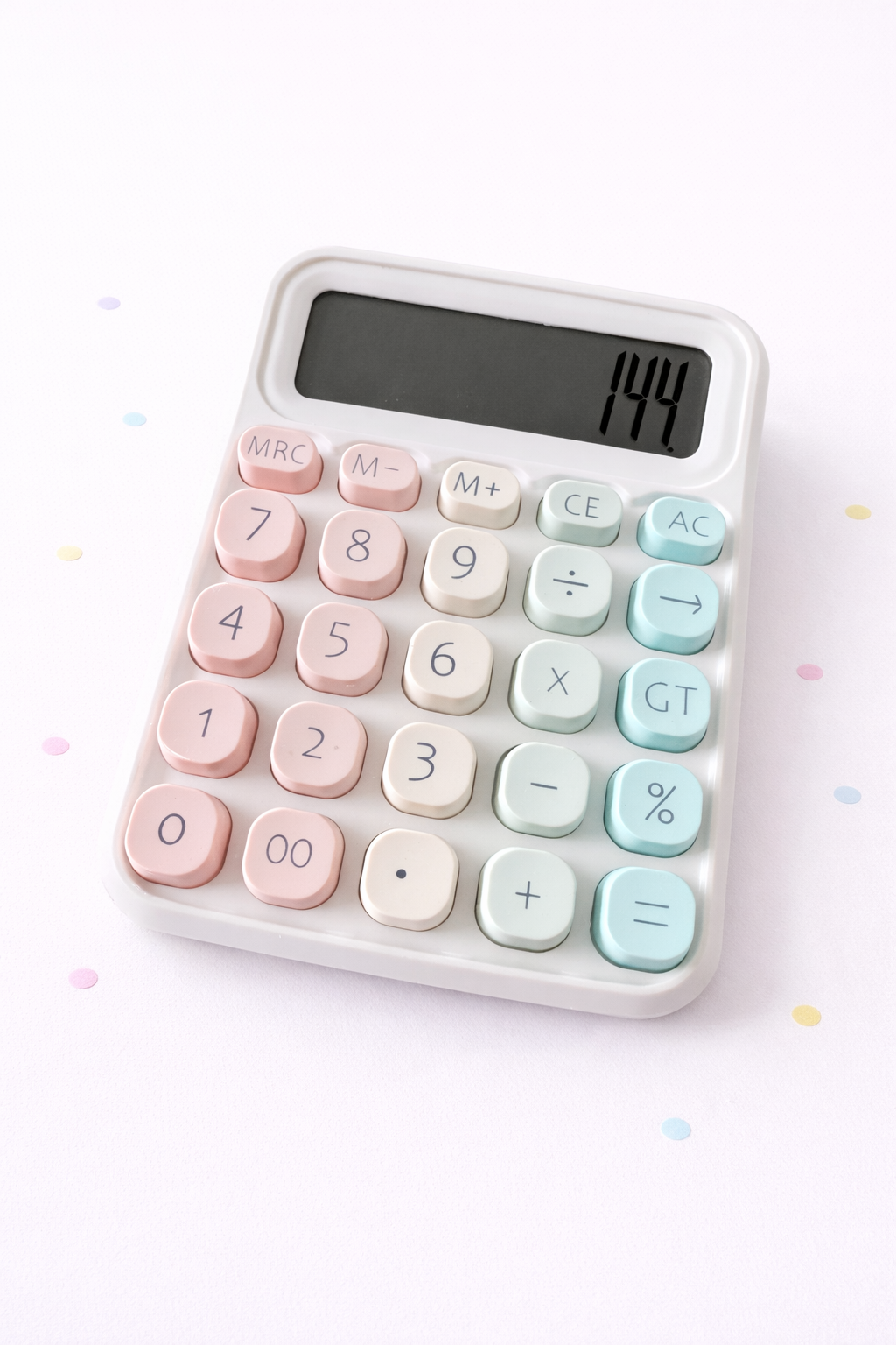 Pastel Desk Calculator